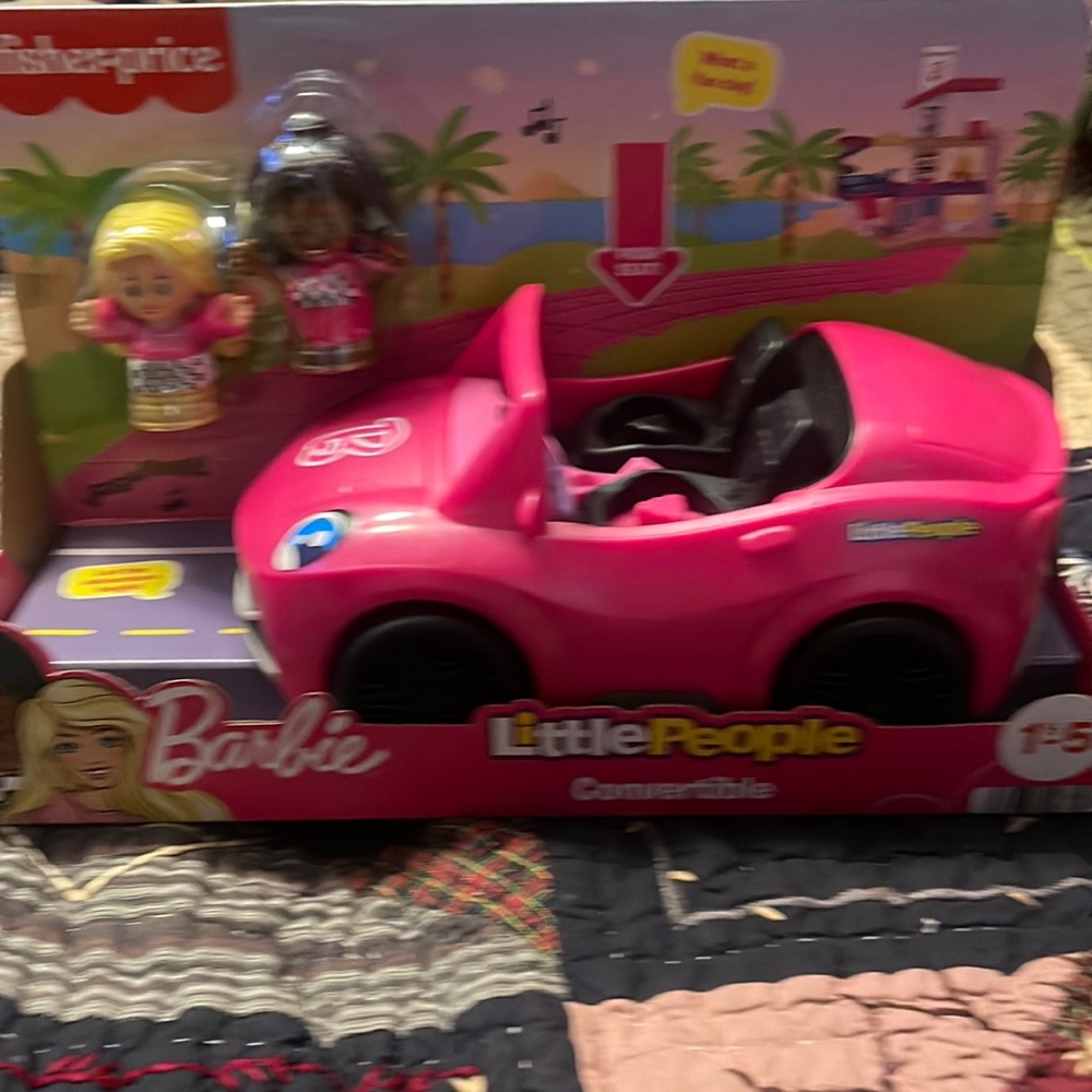 Little people Barbie convertible fisher-price music new in box